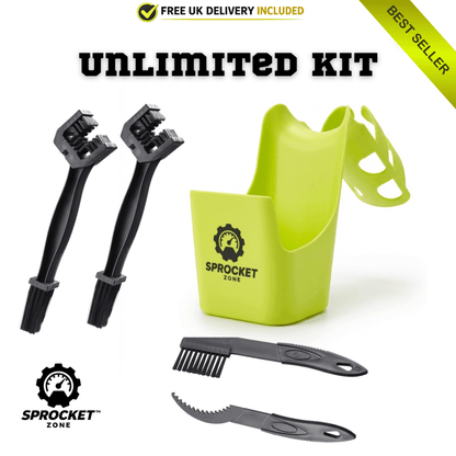 Sprocket Zone Precision Chain Care Kit – Neon Green